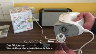 Handrührer Bosch MFQ3540 Rezension und Erdbeerschaum Zubereitung