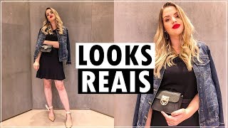 LOOKS REAIS DA SEMANA | Closet da Cá