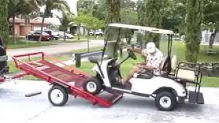 Harbor Freight Utility Tilting Trailer - Fabricate & Weld Floor and side Rails.