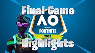 Fortnite Australian Open 2019 Final Game Highlights Summer Smash
