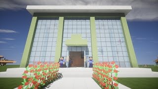 СТРОИМ СБЕРБАНК В МАЙНКРАФТ - Как построить БАНК в minecraft #Майнкрафт