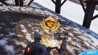 Secret Season 7 Week 9 Battlestar Location Guide (Snowfall Challenges) - Fortnite Battle Royale