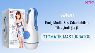 Leten Emiş Modlu Ses Çıkartabilen Titreşimli Şarjlı Otomatik Mastürbatör  | Albonishop.com