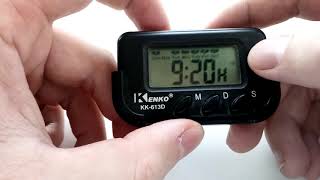 Налаштування годинника KENKO KK 613D Настройка часов KENKO KK 613D