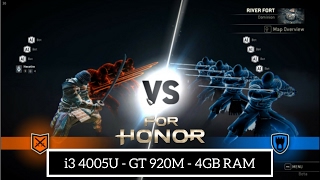 For Honor - i3 4005U - GT 920M - 4GB RAM - Asus X540LJ