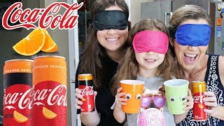 NEW Coke Orange Vanilla Blind Taste Test