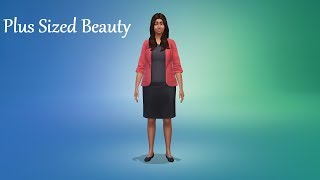Plus Sized Beauty CAS | The Sims 4 | Create A Sim