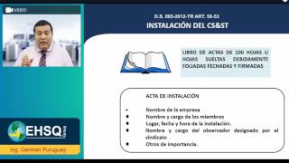 LEY DE SEGURIDAD Y SALUD EN EL TRABAJO N° 29783-  Parte 3