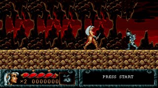 Blades of Vengeance (GENESIS / MEGA DRIVE 1993) - Gameplay - FROM THE BEGINNING OF THE GAME