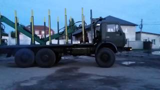 Камаз 4310 сортиментовоз з причепом СЗАП