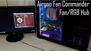 An Overview of the Airgoo Fan Commander - A 6-Fan Hub with Two RGB LED Lights Included
