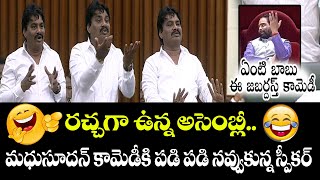 MLA Madhusudhan Reddy Hilarious Fun On Chandrababu | AP Assembly Session 2020 || Saaho Tv