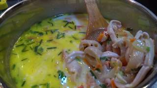 Суп из морепродуктов" Морской коктейль" / Clam Soup