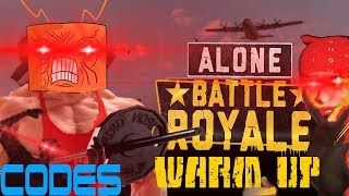 ROBLOX- ALONE: Battle Royale: Warming Up Like A Pro (+CODES)