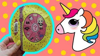 Сделай сам! Мастер-класс! ЛОЛ Конфетти ПОП 3 серия 2 волна - ЕДИНОРОГ! Бумажные сюрпризы