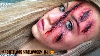 MAQUILLAGE HALLOWEEN N°1 | Visage griffé / FX Makeup - Clawed Face.