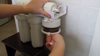 Обратный осмос- меняю картриджи сам