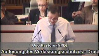 18. Landtagssitzung: NPD löst statt Verfassungsschutz Sitzung auf