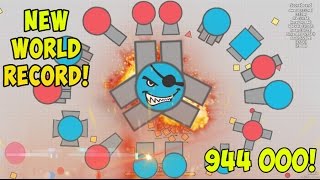 Diep.io NEW WORLD RECORD 944K | НОВЫЙ ЛУЧШИЙ МИРОВОЙ РЕКОРД 944K | Highscore