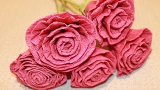 Как сделать РОЗЫ из бумаги своими руками