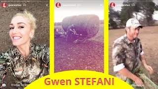 Gwen Stefani working with Blake Shelton - november 25 2017