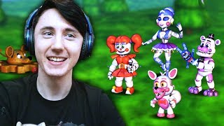IF SISTER LOCATION WAS IN FNAF WORLD!
