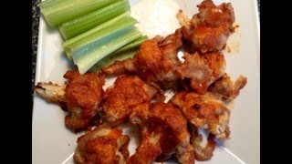 Weight Watcher Recipe -  2 POINT Large Serving! Cauliflower Buffalo Wings - GOOD!!