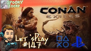 Conan Exiles #147 Gold farmen und hässliche Vulkanspinne vedreschen - Let's Play