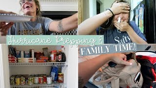 DAY IN THE LIFE OF A SAHM | STAY AT HOME MOM VLOG | PREPARING FOR HURRICANE FLORENCE