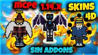 ??Como tener SKINS 4D en Minecraft PE 1.14??SIN ADDONS❗