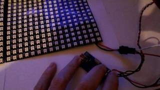 WS2812B matrix + Led Master mini v2 /Jinx! effect test/