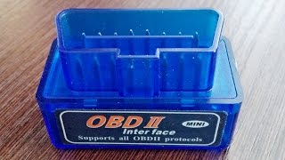 Bluetooth сканер ELM327 V2.1 OBD2 Mini для компьютерной диагностики автомобилей (Aliexpress)