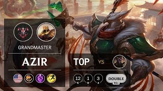 Azir Top vs Kled - NA Grandmaster Patch 10.1