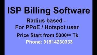 ISP Billing Software