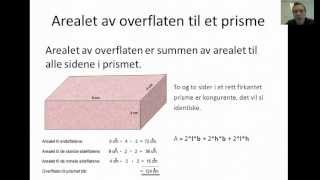 Volum og overflate av et prisme