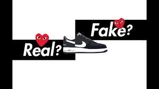 SUPREME X CDG X NIKE AIR FORCE 1 Sneaker Review