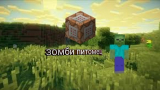 зомби питомец в майнкрафт пе 1.1.0.9 без модов (команды для командного блока)