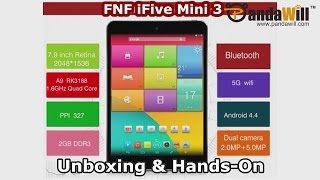 FNF iFive Mini 3 with 2048x1536 Resolution & Android KitKat Under $200