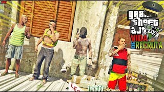 GTA V : VIDA DE RECRUTA | Rebeldia Pura Entramos No Crime E Fuga Da Viatura | EP. 01
