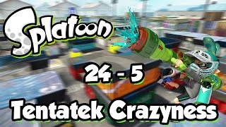 Splatoon - Tentatek Crazyness! 24 - 5 (Crazy Tower Control Game!)