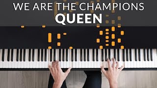 Queen - We Are The Champions | Tutorial of my Piano Cover