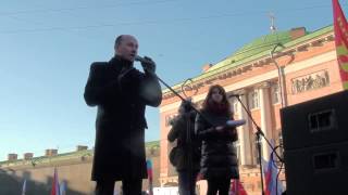Выступление на митинге Николай Стариков