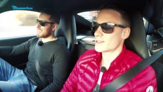 Slávistický hráč měsíce února Jan Sýkora testuje Porsche Cayman z AAA AUTO.