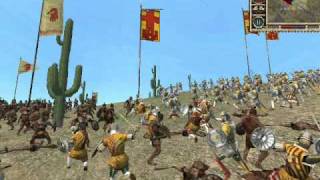Medieval II (Kingdoms Expansion) Online Battle #1: Apache vs New Spain