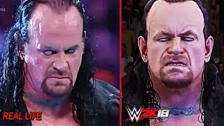 WWE 2K18 VS REAL LIFE - UNDERTAKER WRESTLEMANIA 33 ENTRANCE COMPARISON!