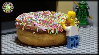 Lego Simpsons Huge Donut Arcade Game