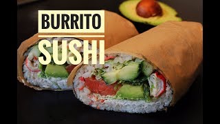 Огромный Ролл Суши Буррито, Суши-Шаурма вкусно и просто