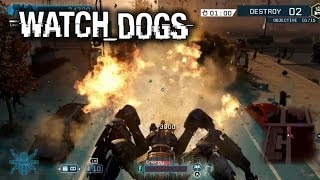 Watch Dogs Robot Spider Tank Gameplay! Side Missions Activities! Zombies, Aliens!