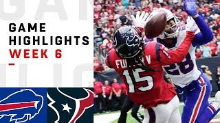 Bills vs. Texans Week 6 Highlights | NFL 2018