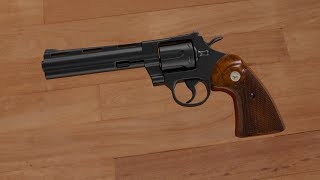 Blender.  Моделирование револьвера.  Часть 1